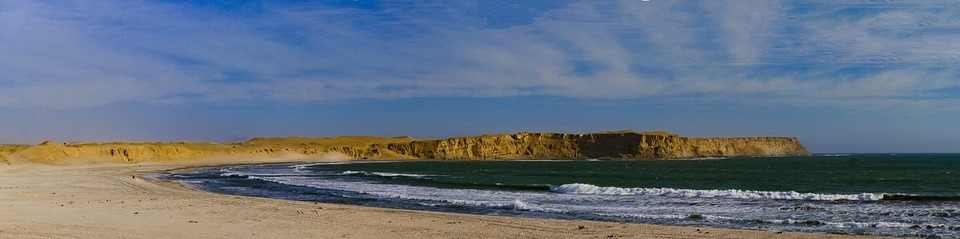 cliff, desert, panorama