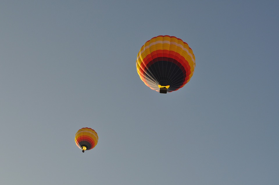 sky, hot-air ballooning, freedom