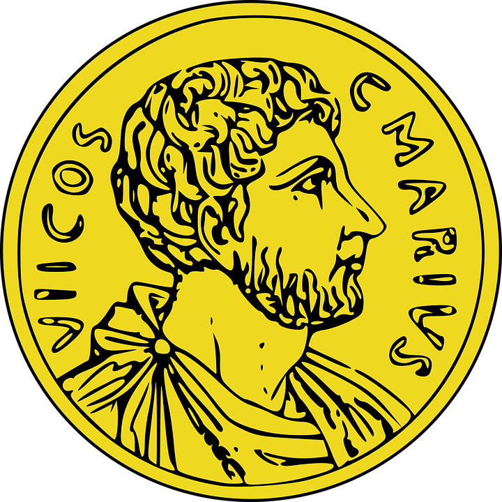 coin, roman, money