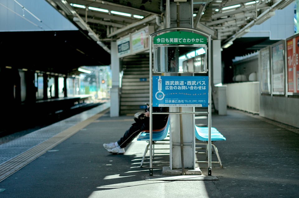 train station, waiting, travel