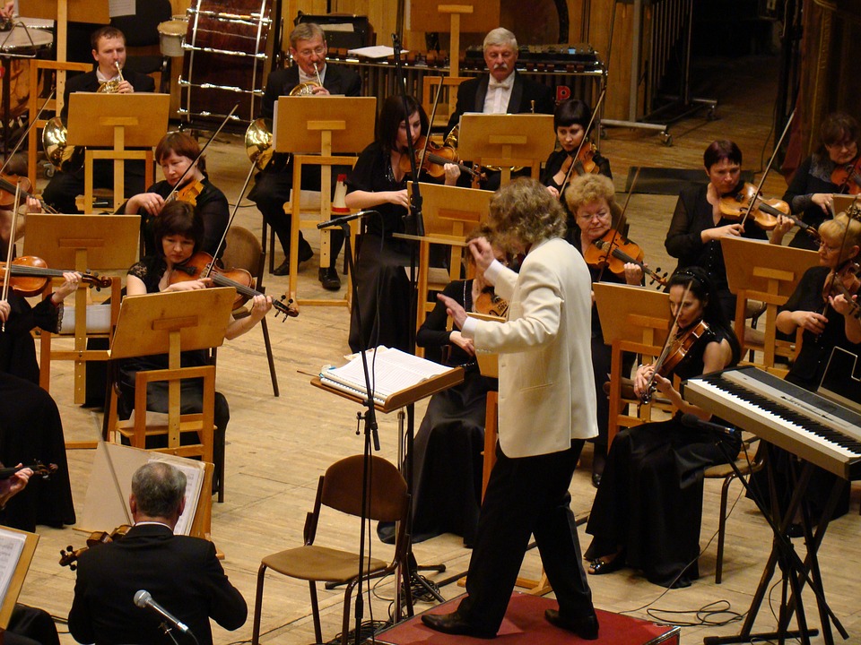 symphony orchestra, concert, philharmonic hall