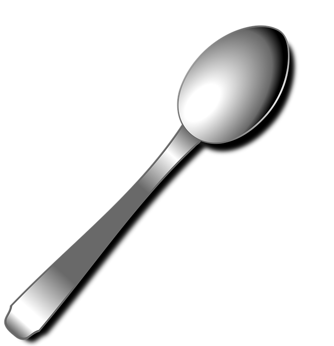 spoon, dishes, food