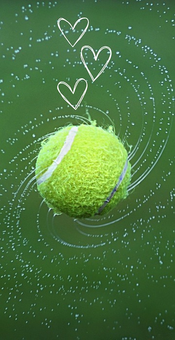 tennis, tennis ball, sports