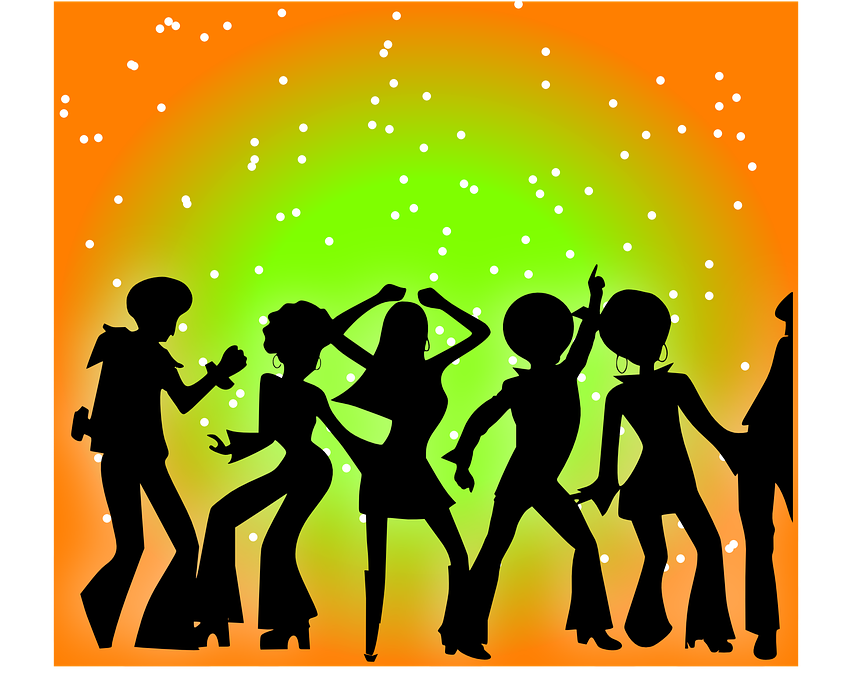 dancers, disco, party