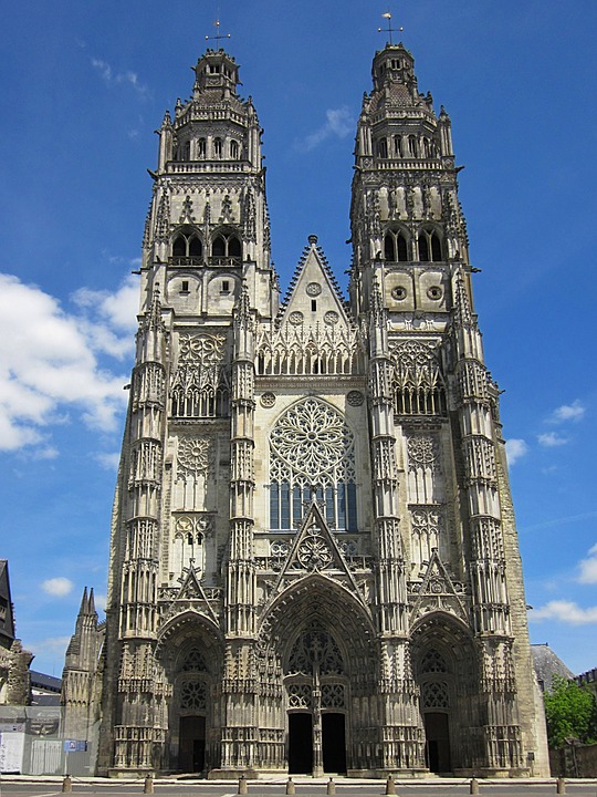 saint gatien cathedral, gothic, tours