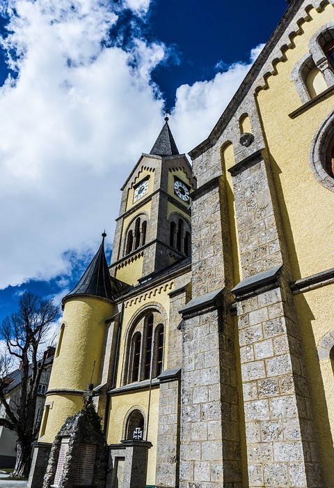 church, architecture, austria