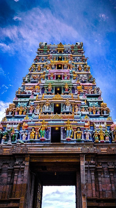 temple, south india, tamilnadu