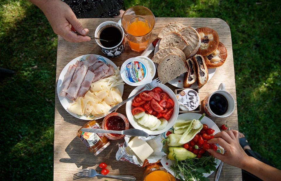 picnic, ham, cheese