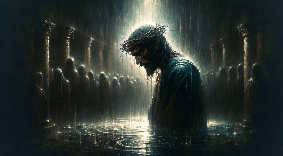 jesus, savior, rain