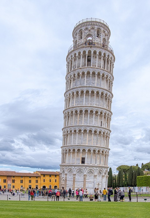 tower of pisa, tourist attraction, tourism