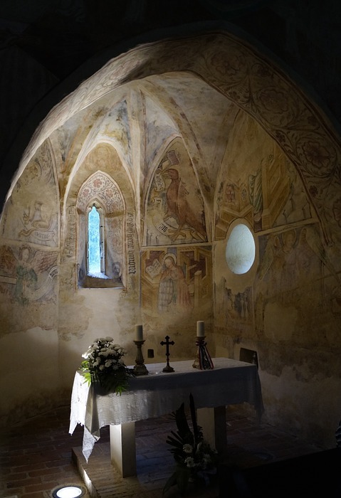 church, catholic, medieval