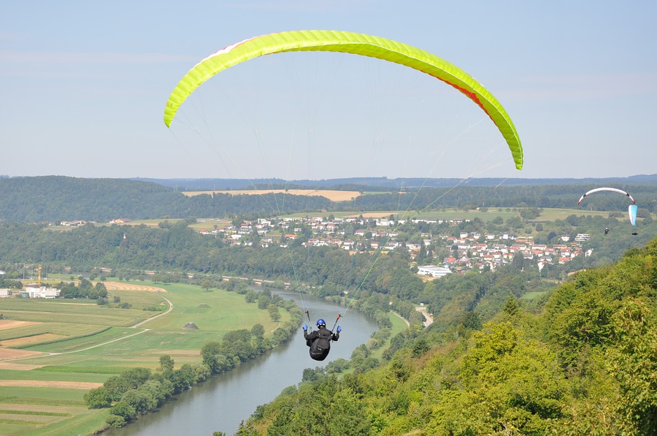 paragliding, adventure, sport