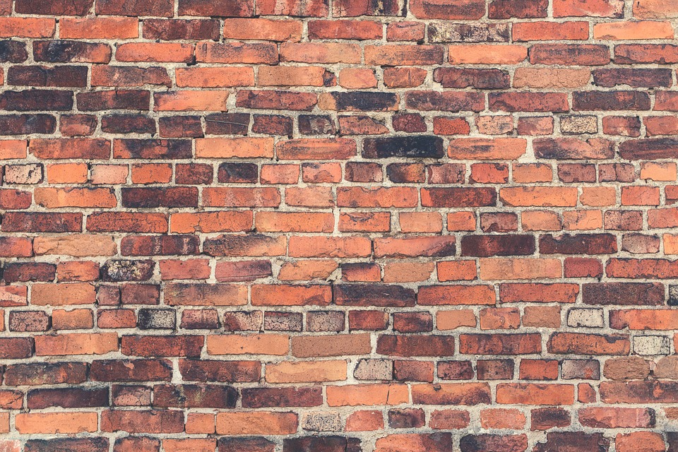 wall, brick, stones