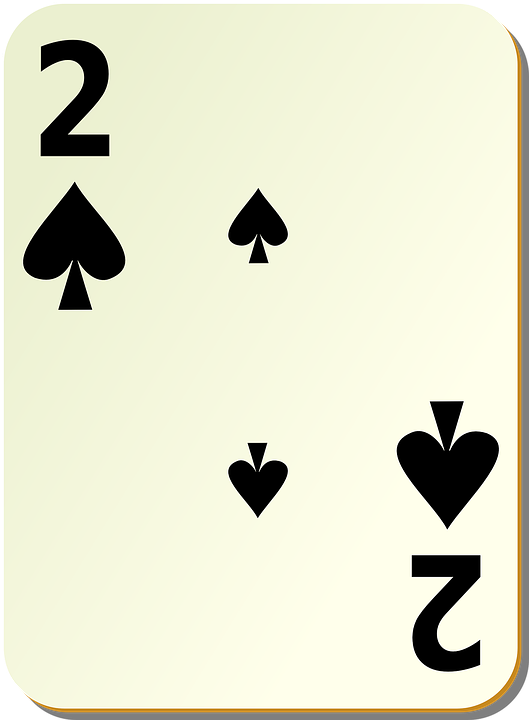 spades, two, 2