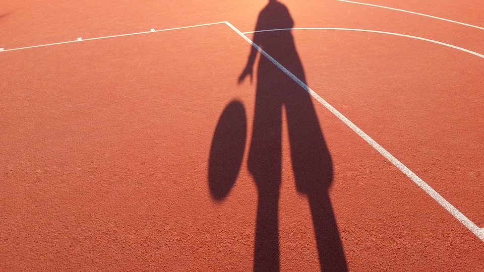 basketball, shadow, free space