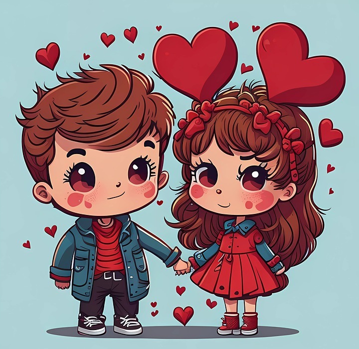 valentine's day, romance, animated cartoon