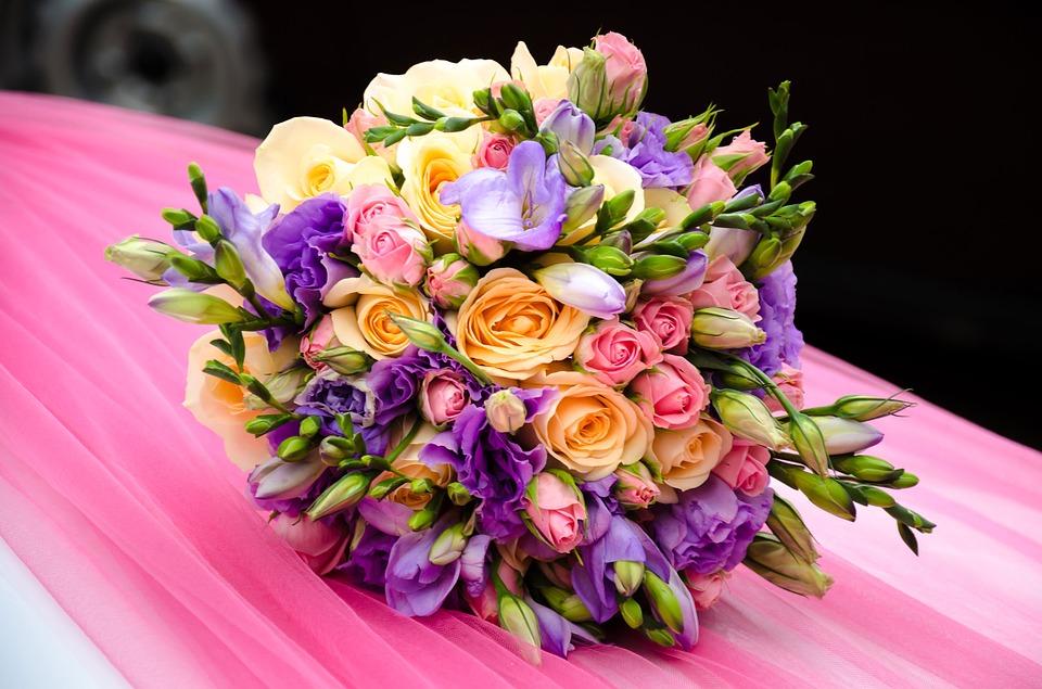 flowers, bouquet, bridal bouquet