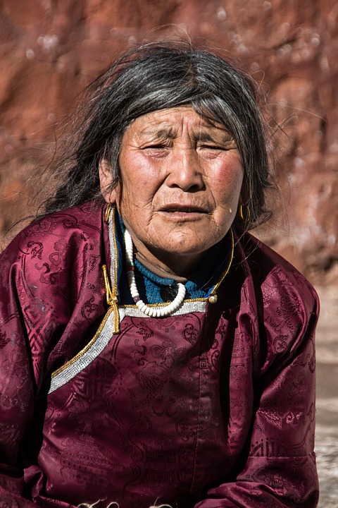 woman, tibet, indigenous