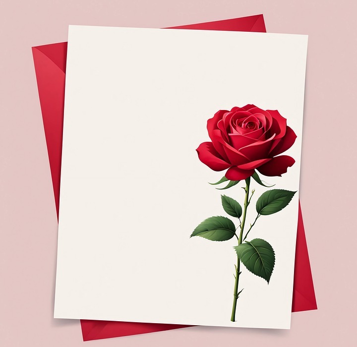 ai generated, red rose, happy mothers day