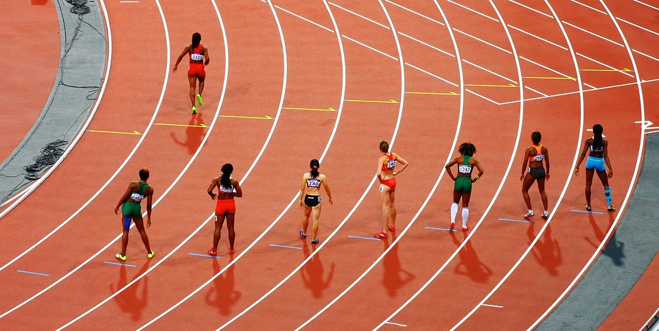 race, track and field, running
