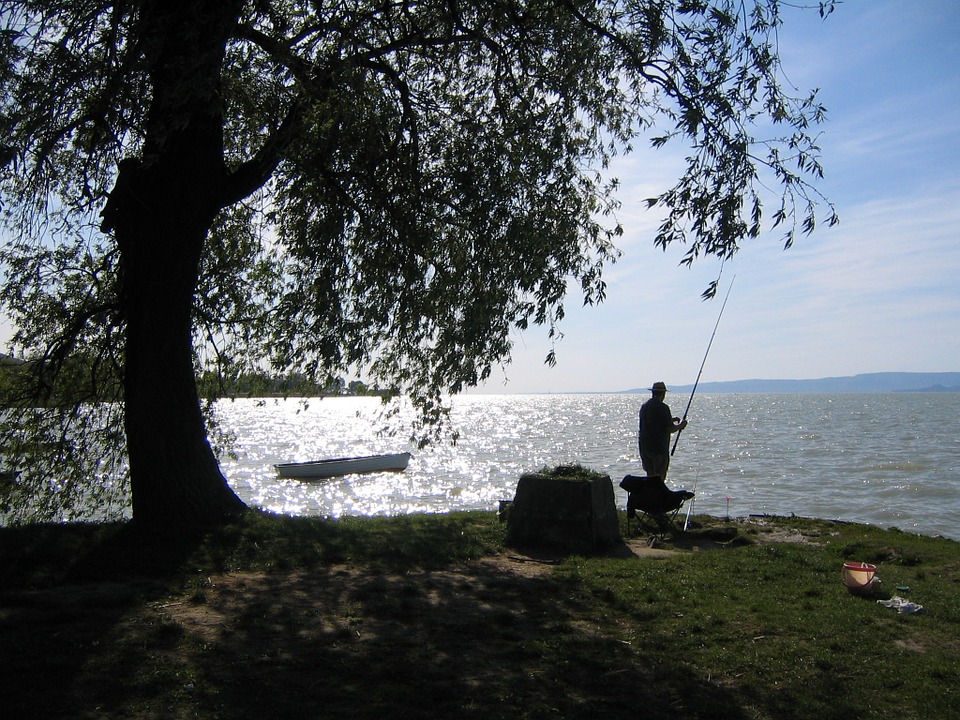 sea, lake, fishing