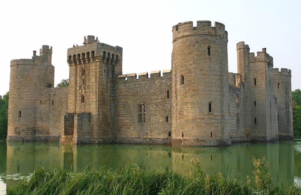 castle, entrance, fortress