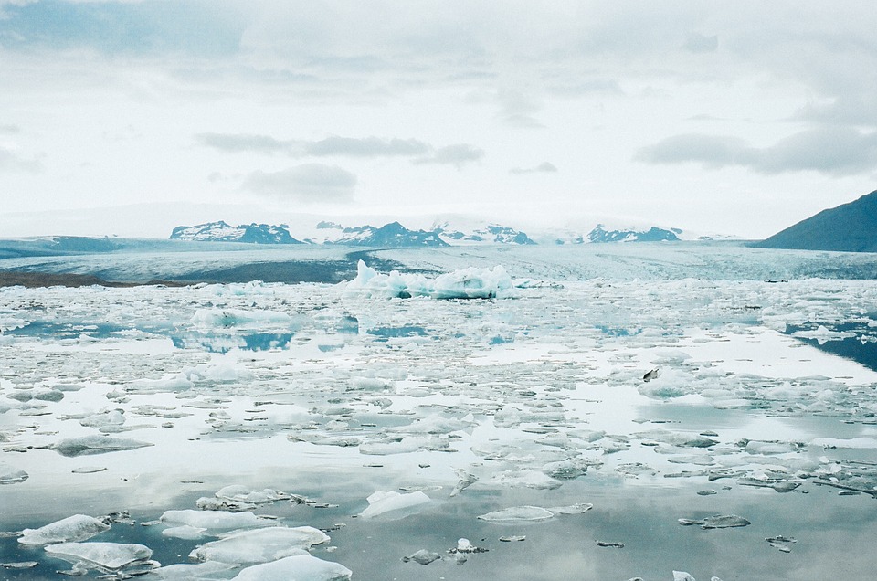 glacier, lagoon, iceland