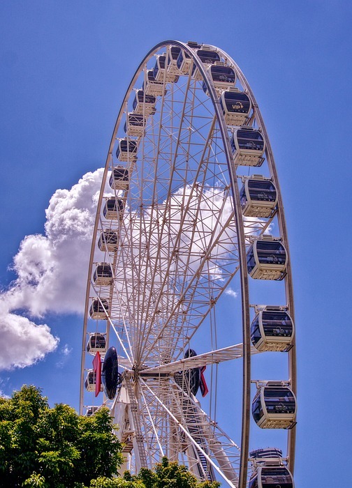 wheel, tourist, attraction