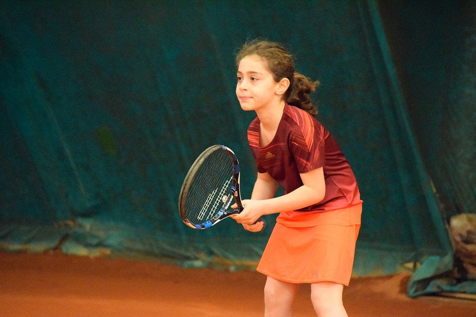 tennis, girl, sport