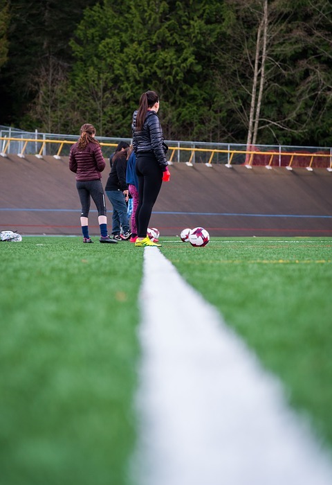 soccer, girls, practice