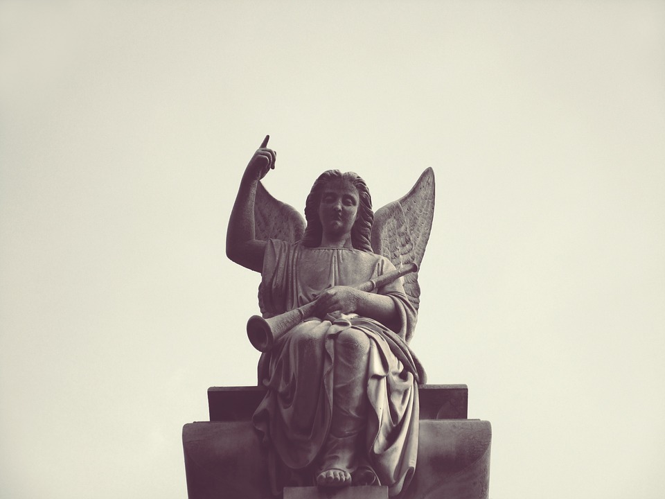 angel, statue, sculpture