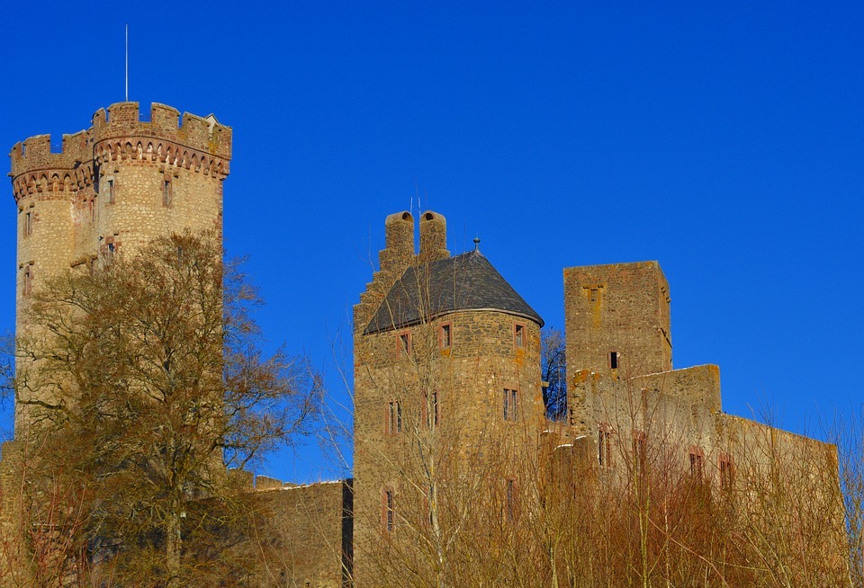castle, knight's castle, tower