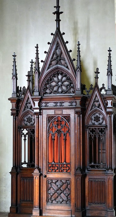 cathedral, confessional, gothic