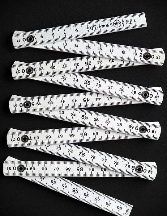 meter measure, members to scale, folding rule