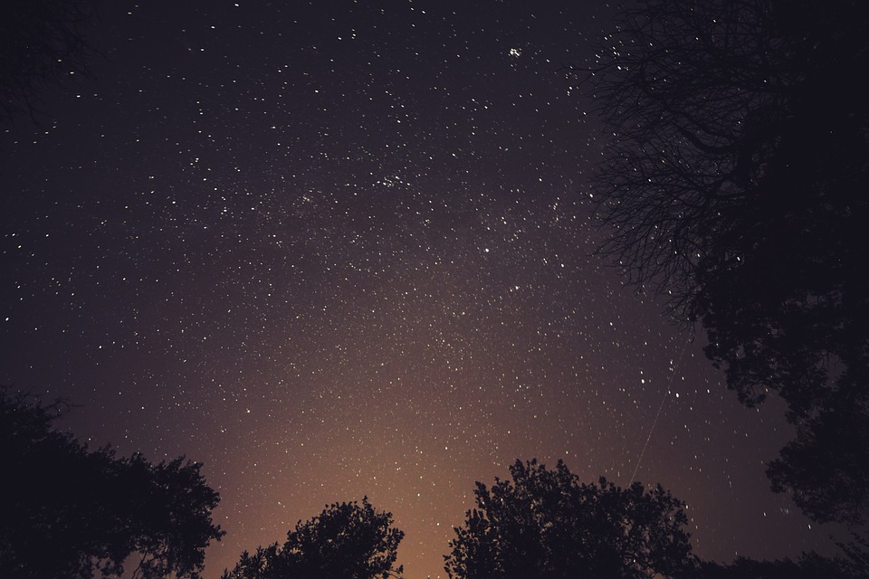 stars, night, sky