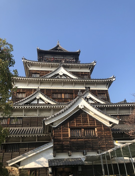temple, tower, roof