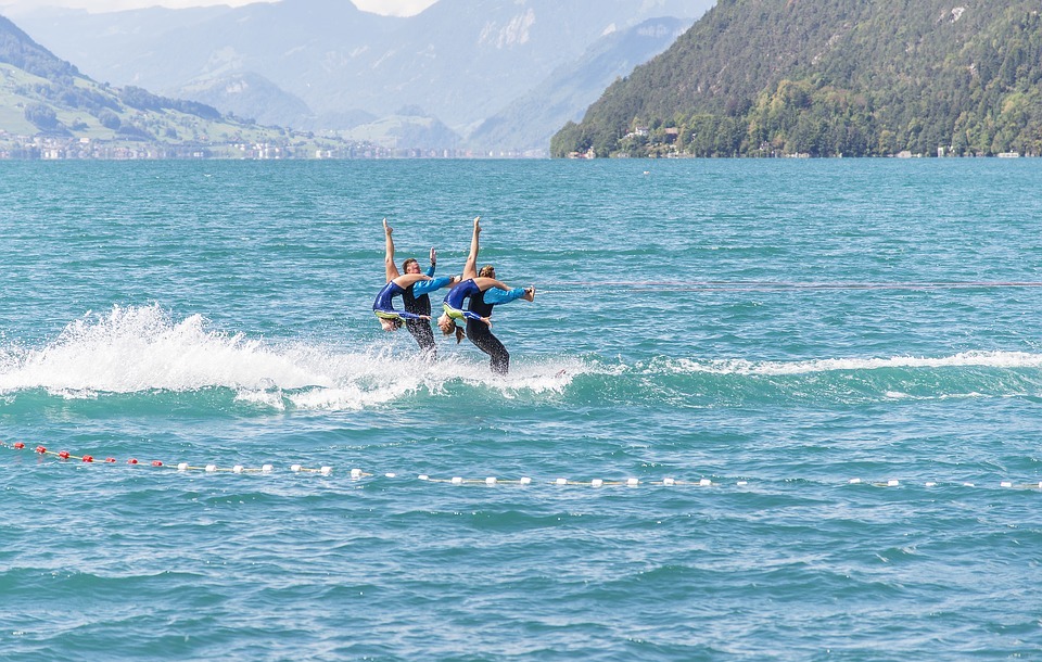 water-skiing, water sports, water