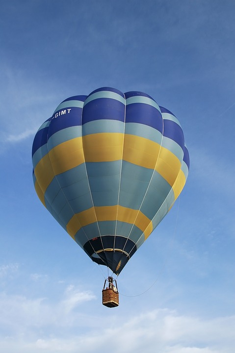 hot-air ballooning, ball, sky