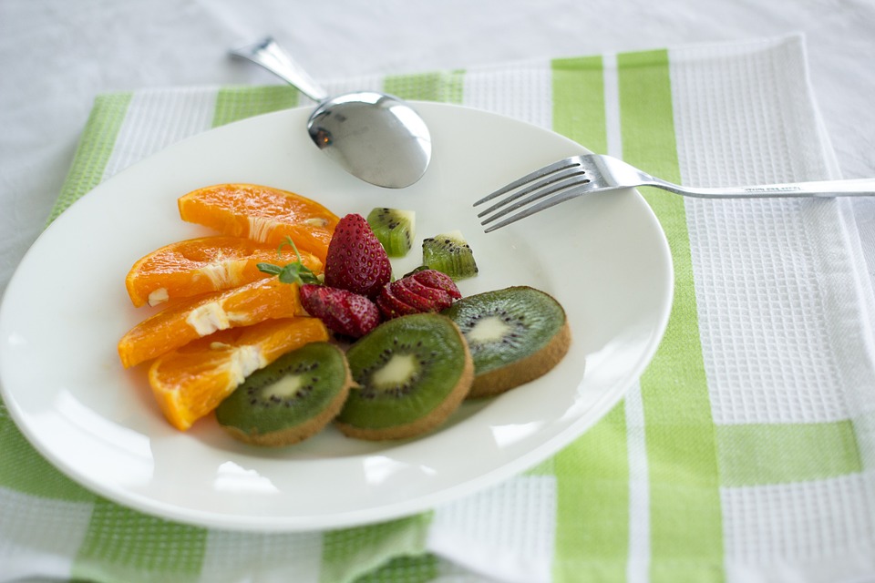 fruit, plate, dish