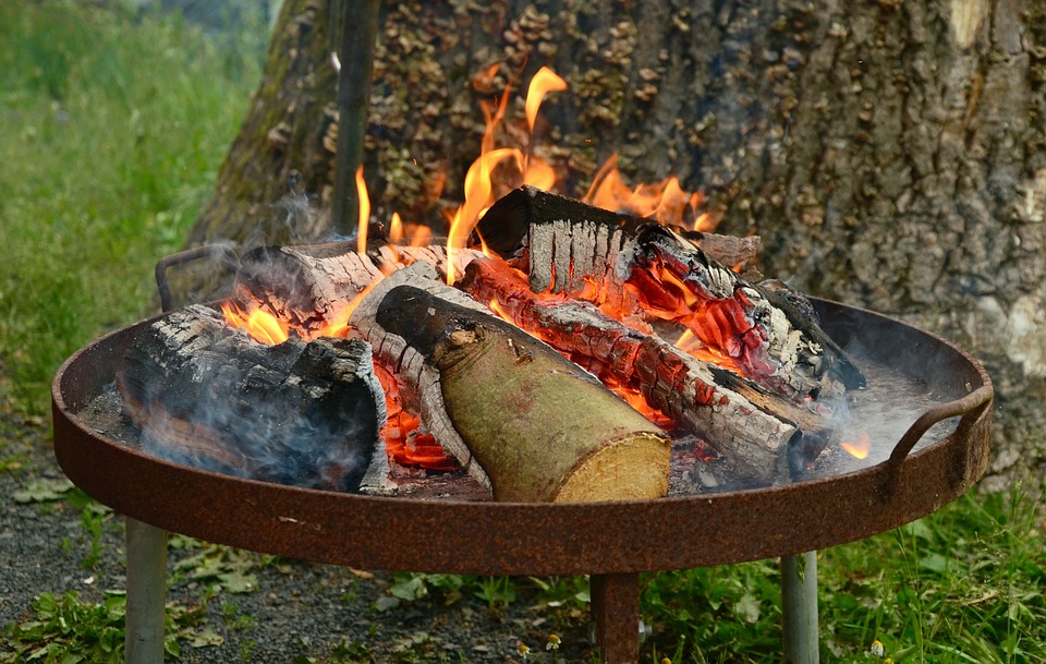 fire, barbecue, fire bowl