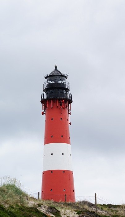 lighthouse, north sea, sylt