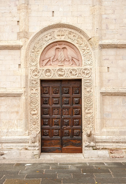 temple, door, italy