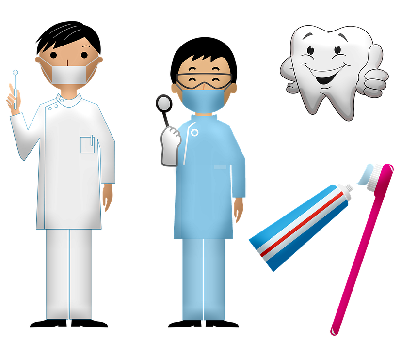 dentist, dental, cartoon