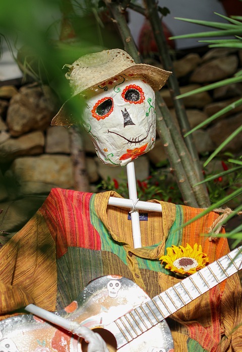 sugar skull, day of the dead, mexico