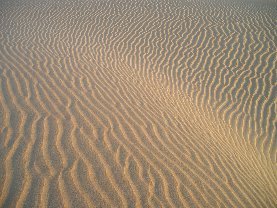 india, desert, sand pattern