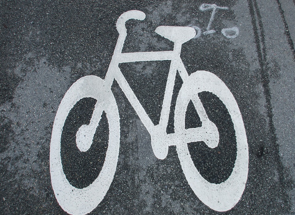 bicycle, bike, sign