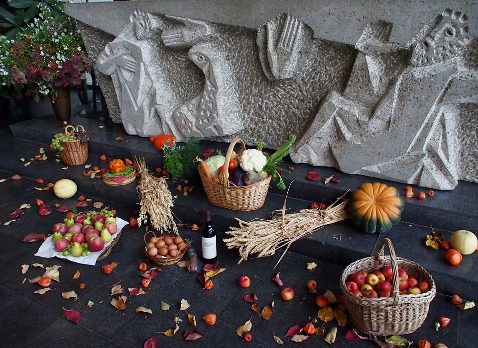 thanksgiving, altarpiece, food