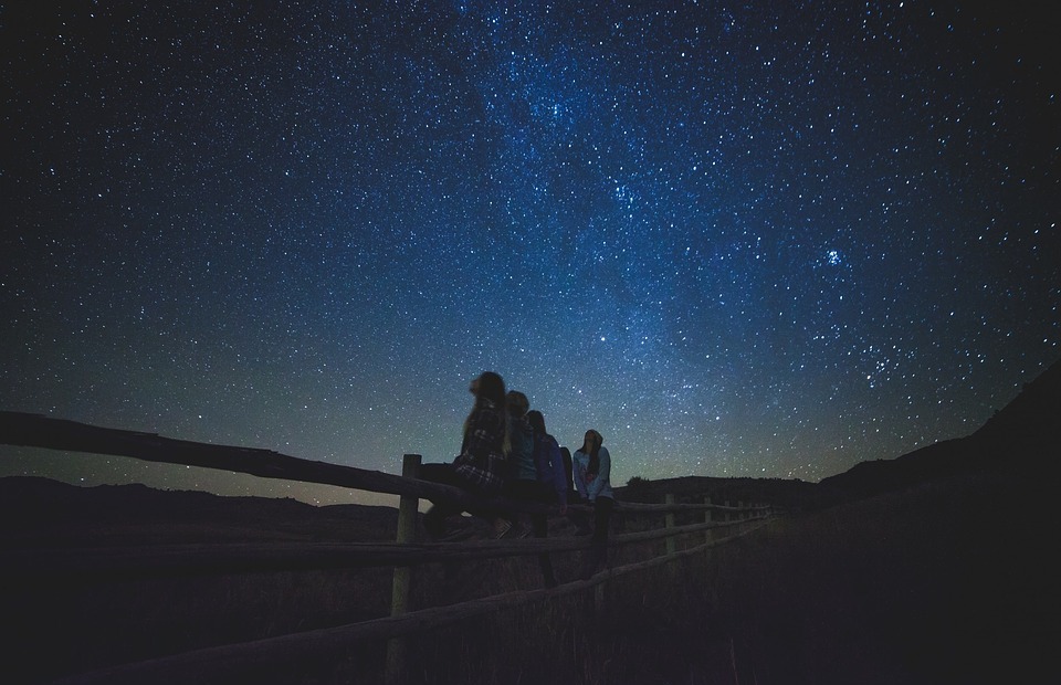 star gazing, starry night, astronomy