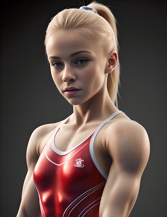 ai generated, woman, athletic