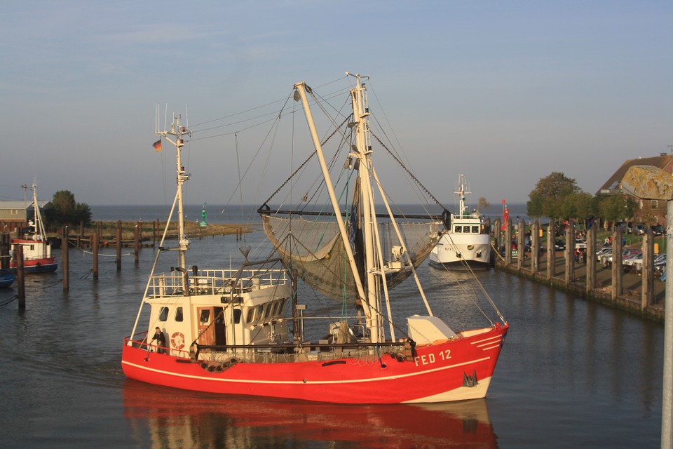 fishing vessel, ship, boot